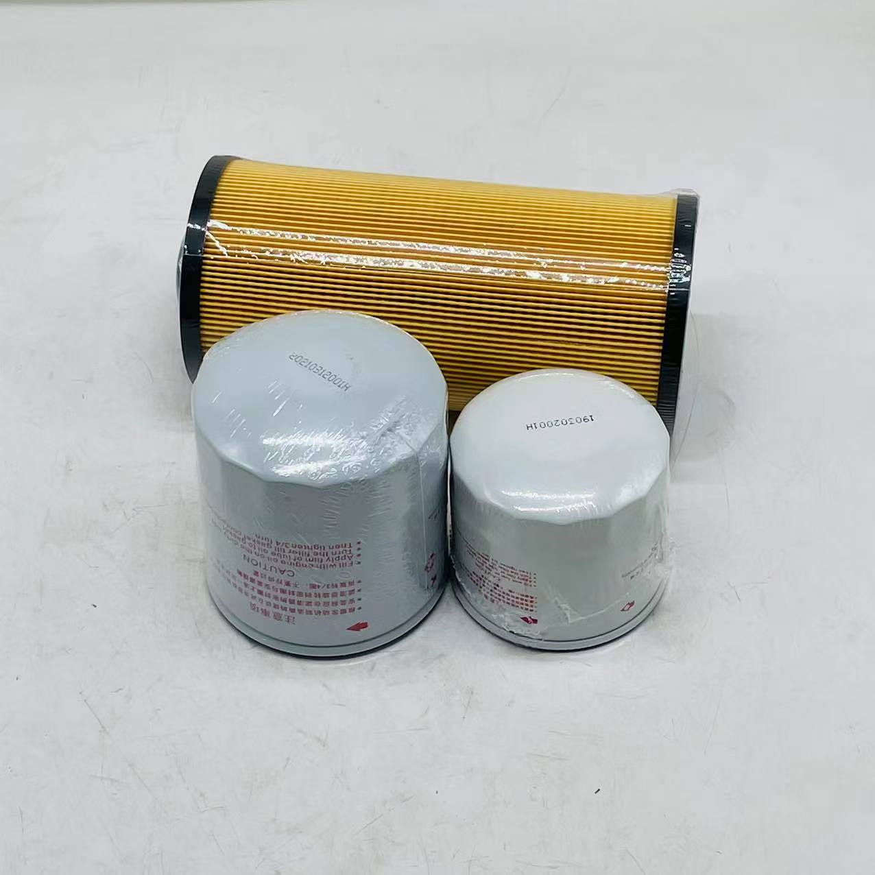 Excavator Sany SY55 60 65 75-8-9 air filter, oil filter, and diesel filter