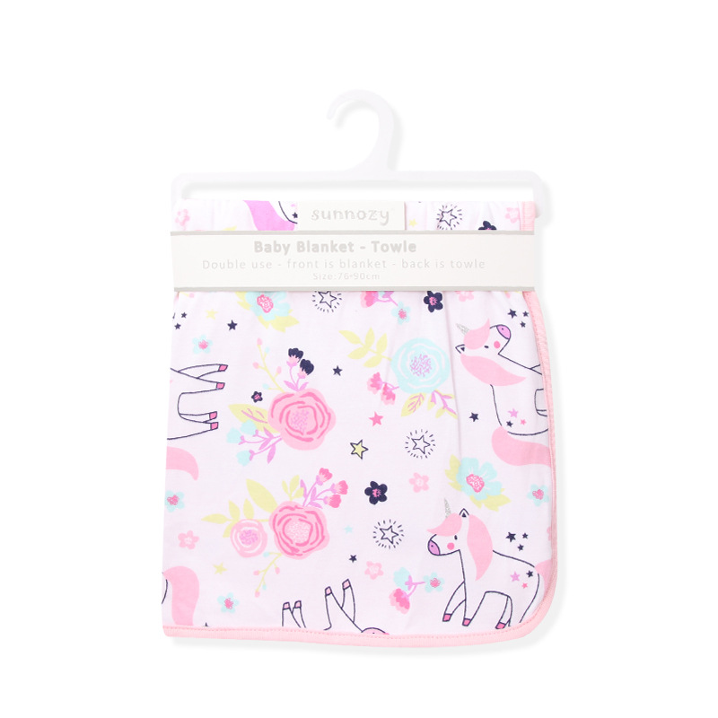 Manta de doble capa para recién nacidos Sunnozy, toalla de baño suave de algodón para bebés, manta europea y americana estilo ins, envoltura absorbente para niños