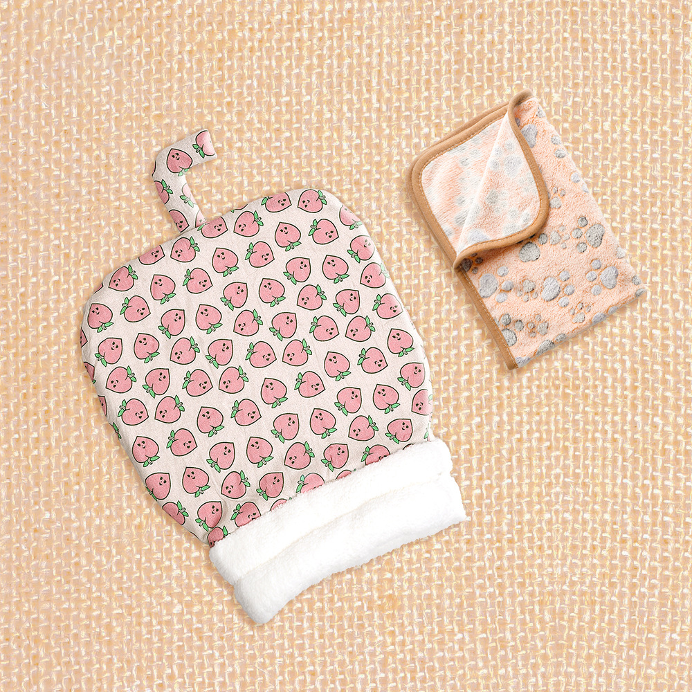 Melocotón rosa entrega mantas