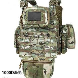 Adult Outdoor Tactical Vest Vest Multifunctional Molle Expansion Quick Release Breathable Wear-Resistant Training Uniform Vest