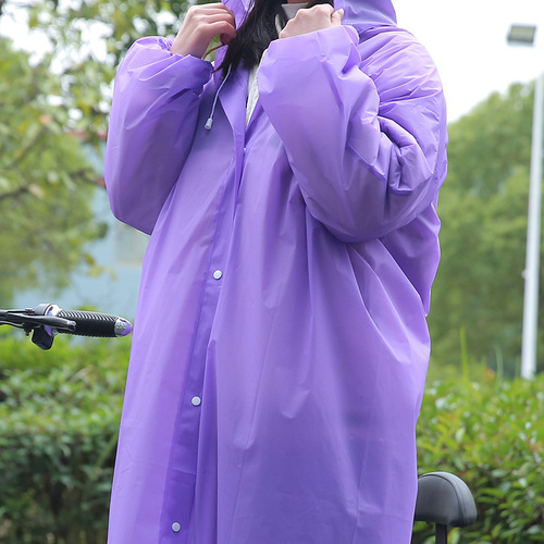 Non-disposable raincoat long one-piece for adults and children thickened men's and women's rainproof adults plus fat and enlarged portable poncho