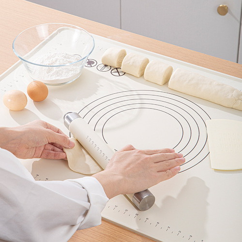 Extra large silicone mat kitchen and dough mat set food grade thickened silicone kneading mat home baking mat