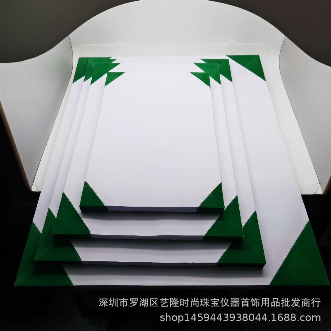 高档钻石莫桑钻纸珠宝设计绘图纸钻石纸板专业钻石工具看钻比颜色