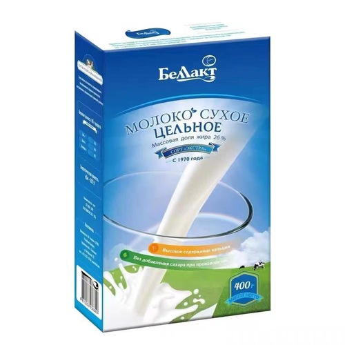 Belarus Belando full cream milk powder adult 400g/bag brewed breakfast brand original imported milk powder