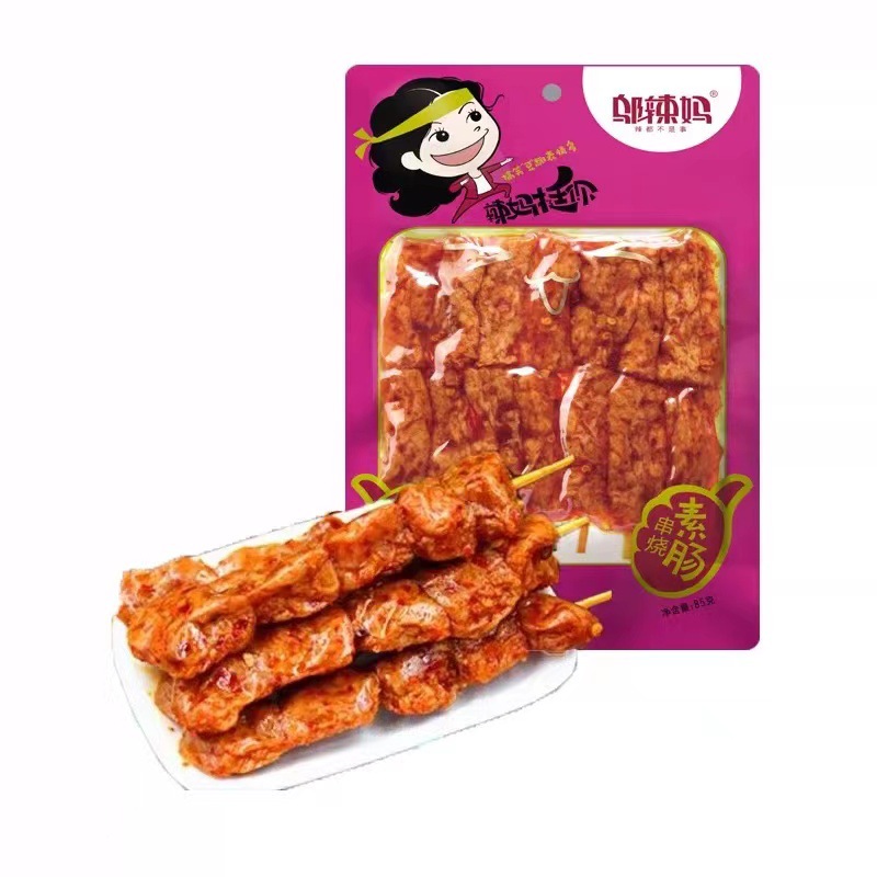 85g de linguiça vegetariana em espeto