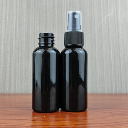 50. 100ml plastic bottle PET black light-proof fine mist spray bottle alcohol disinfectant lotion spray bottle