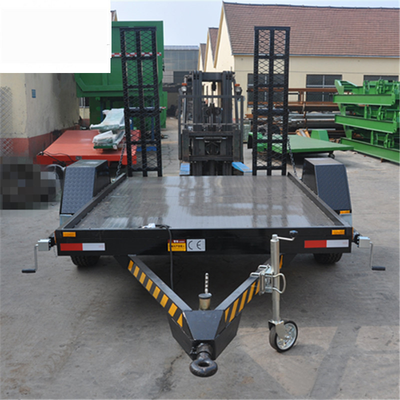 履带拖车 小型挖掘机平板运输车 钩机平板拖车 压路机平板车