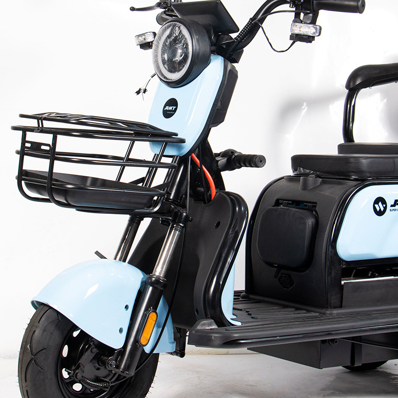Triciclo Eléctrico Doméstico X1 Motor de 500W para Uso Doméstico y Adultos Mayores