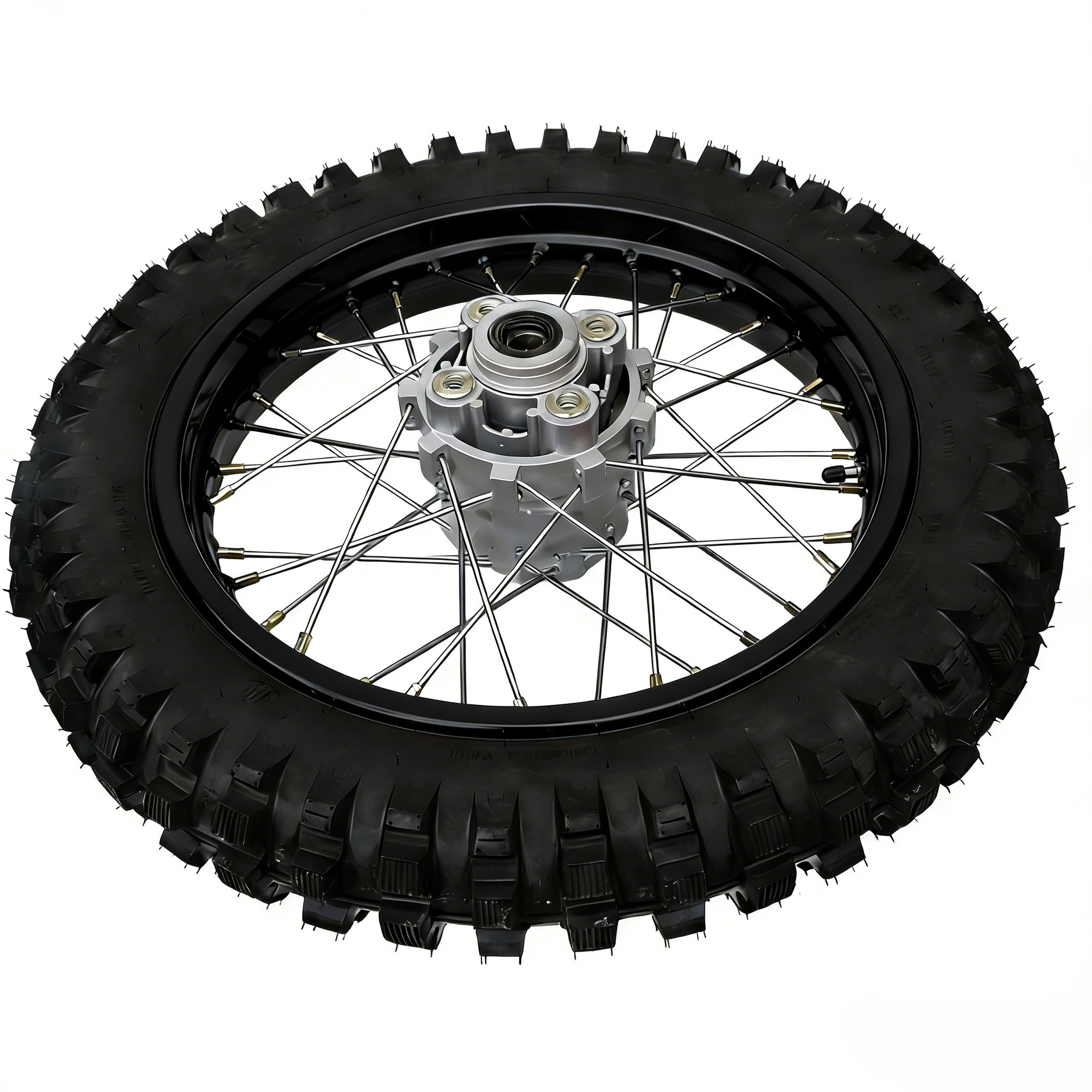 Cqr Off-Road Motorcycle Front Wheel 80/100-19 Rear Wheel 110/90-16 Wheel Hub Wheel Rim Large Tooth Tire Assembly