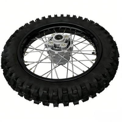 110/90-16 Wheel Hub Wheel Rim | Motorcycle wheel hub - rear-16-black-rear-wheel