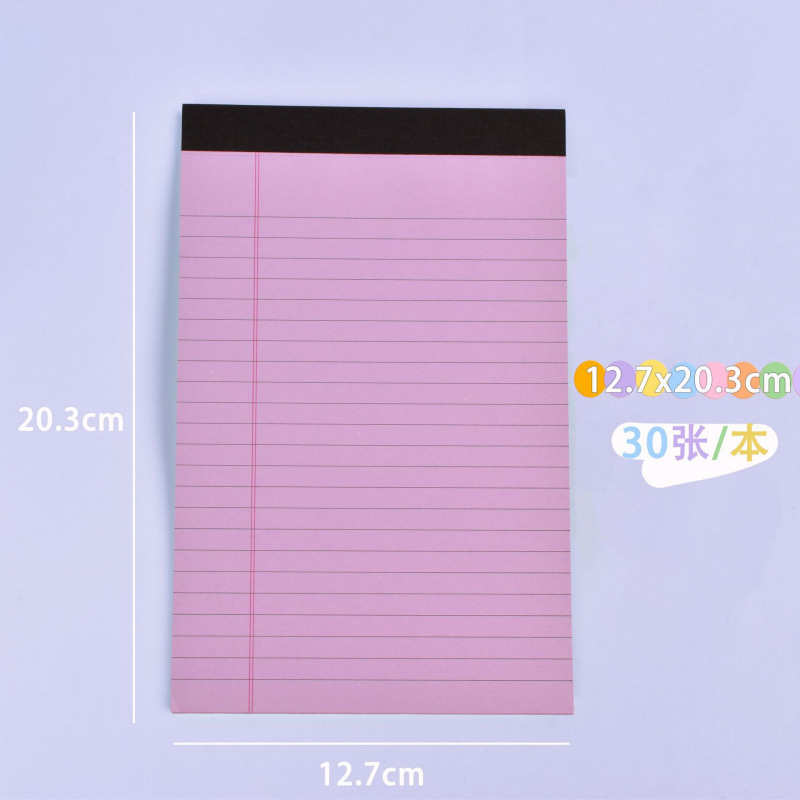Spot al por mayor libro de papel puede desgarrar a5 papel libreta de notas de papel de línea horizontal de vuelta arriba libreta de notas portátil de notas
