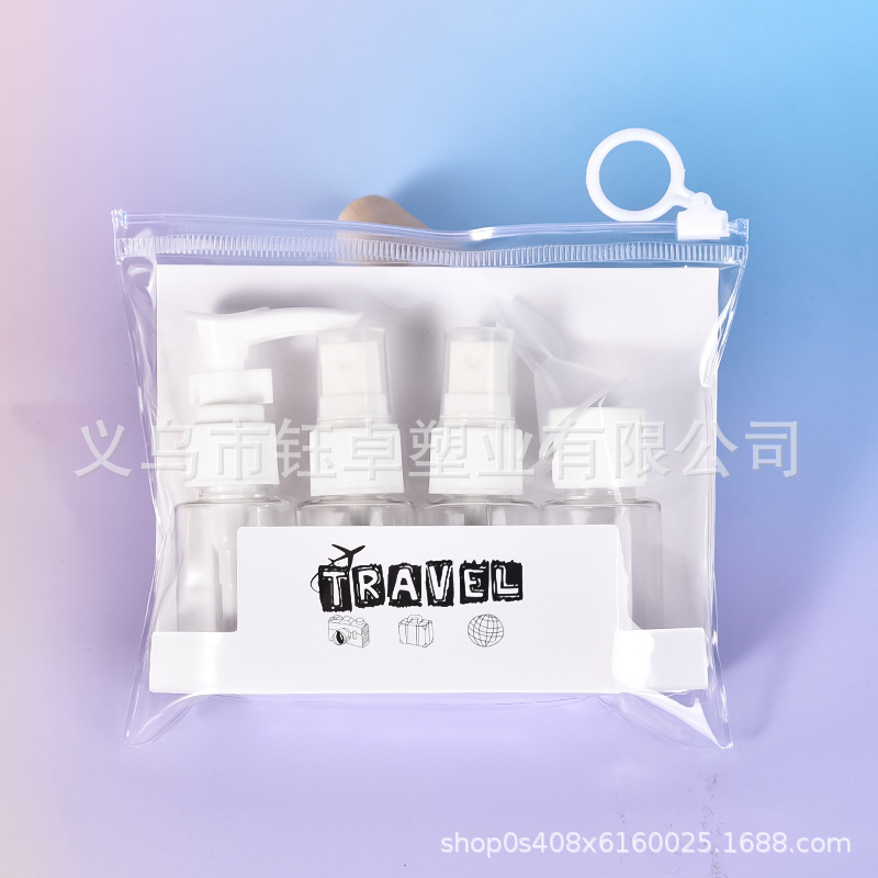 Botella de transporte de viajes, botella de pulverización, botella de pulverización de cosméticos, botella de pulverización de viajes, botella de compresión, embalaje de emulsión