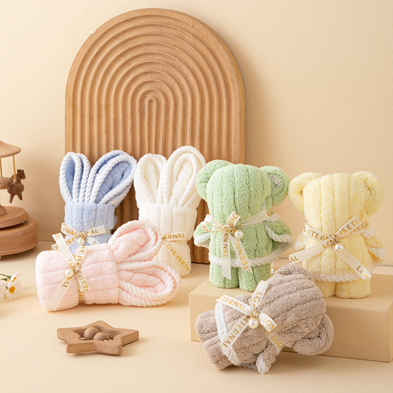 お土産タオル、うさぎの結婚祝い、かわいい形の誕生日プレゼント、クリエイティブなギフト、新年の贈り物|undefined