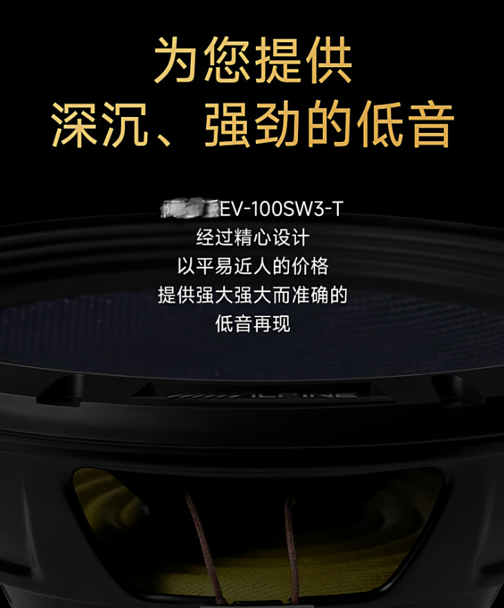 Japan Ev-100Sw3T Woofer 10inch Active Dual Voice Coil Subwoofer High Power Street Box Cannon