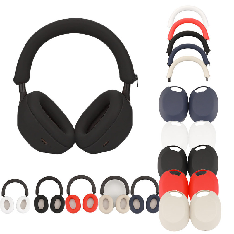 Suitable for Sony Sony WH-1000XM5 Headphone Silicone Protective Case xm5 Head Beam Case Protective Case Suitable for Sony Sony WH-1000XM5 Headphone Silicone Protective Case xm5 Head Beam Case Protective Case