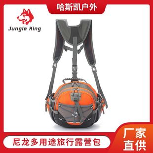 Cross-border New Outdoor Mountaineering Bag Nylon Multi-purpose Travel Camping Bag Hiking Waist Bag Outdoor Travel Backpack