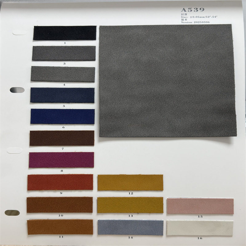 现货秋冬款1.0mm高固粗羊巴pu皮革人造革鞋材箱包两用