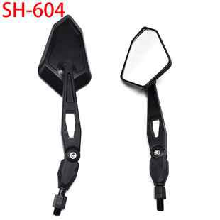 SH-604 motorcycle accessories Rear View Mirror Mirror rear view mirror convex mirror black electric car auxiliary mirror
