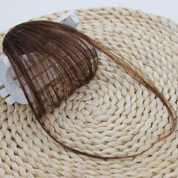 Cross-border wig mini bangs, air bangs, fake bangs, realistic bangs for women, thin bangs wig