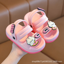 EVA儿童拖鞋女童夏季亲子两穿外出轻便防滑二合一沙滩凉拖鞋小童