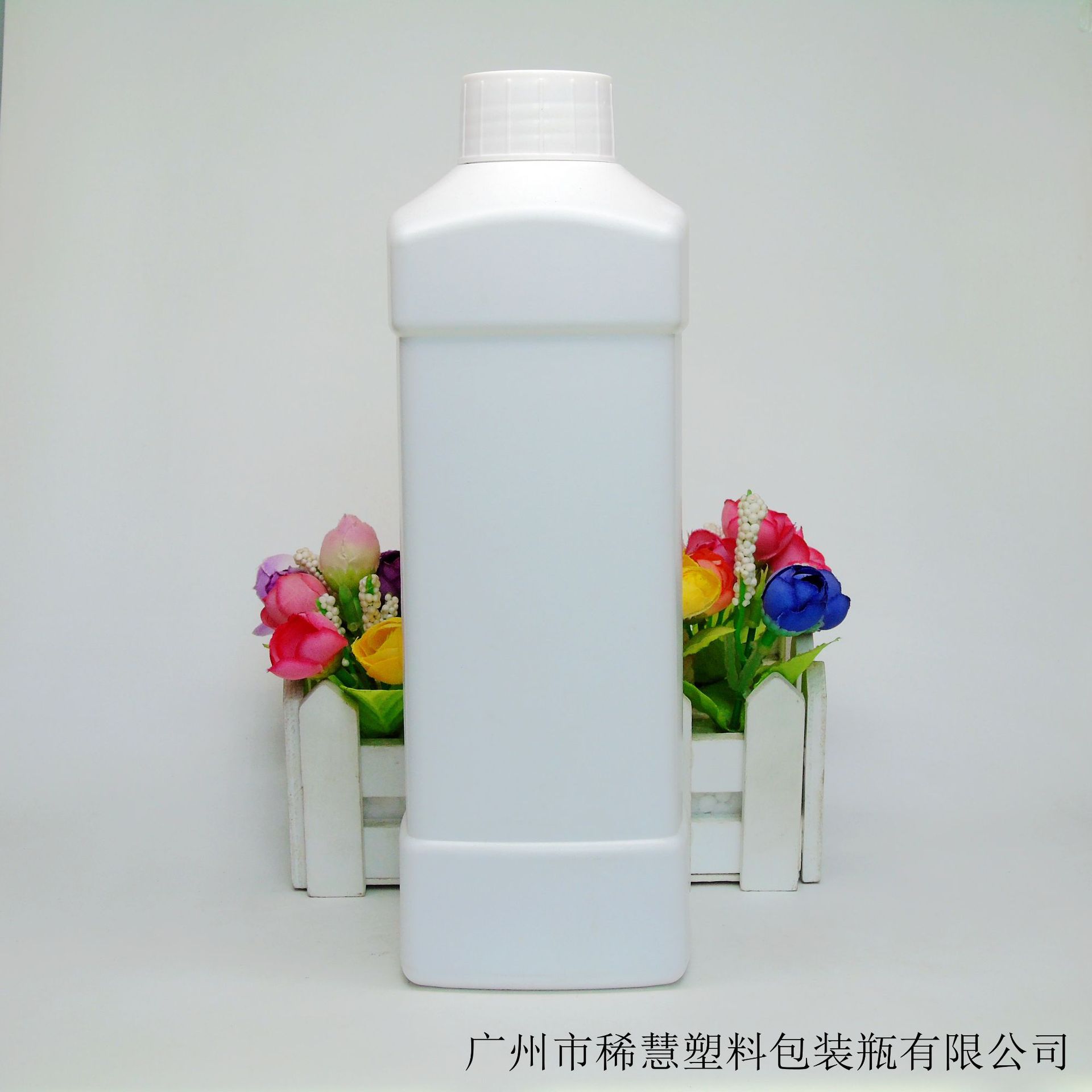 供应HDPE1000ml 1公斤 四方瓶 碳粉分装瓶 化工瓶 消毒液分装瓶