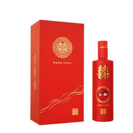 上海源头工厂设计定制喜酒白酒礼盒植绒包装婚庆定做白酒包装盒