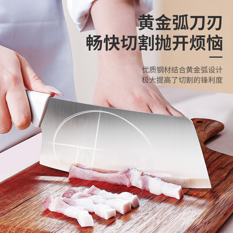 Cuchillo de cocina cuchillo de corte de verduras conjunto de cinco piezas conjunto completo de cuchillo de corte casero cuchillo de corte de hueso cuchillo de acero inoxidable