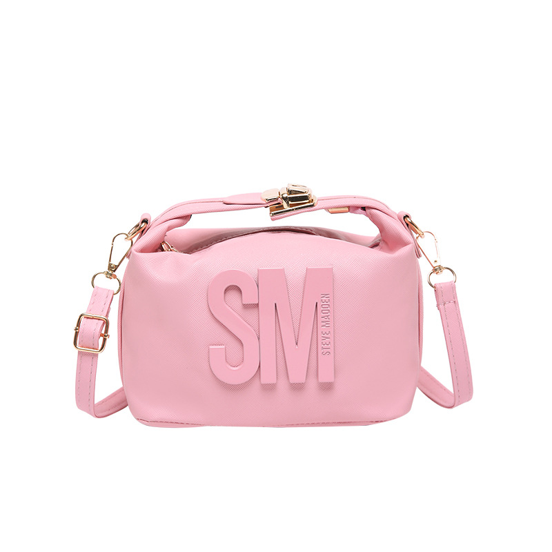 Bolso de hombro 2025 primavera nueva bolsa de cámara ancha correa de hombro letras bolso de moda simple mochila de estilo extranjero mujer