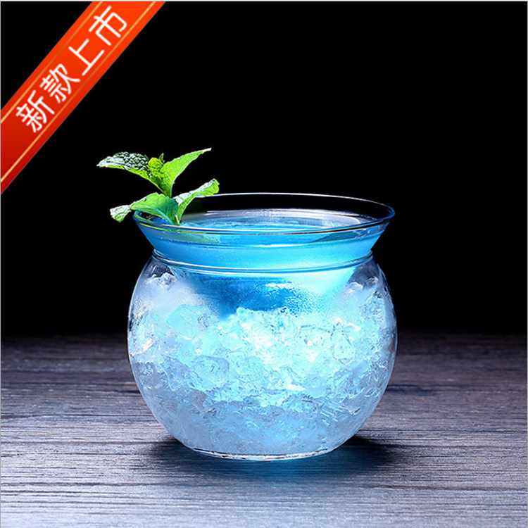 Copa de Martini copa de cóctel molecular base de cinturón de triángulo taza de cóctel helado taza creativa bola redonda taza de cóctel