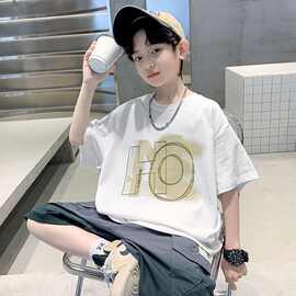 2026新款童装男童短袖t恤夏装儿童夏款中大童男孩百搭上衣夏季潮t