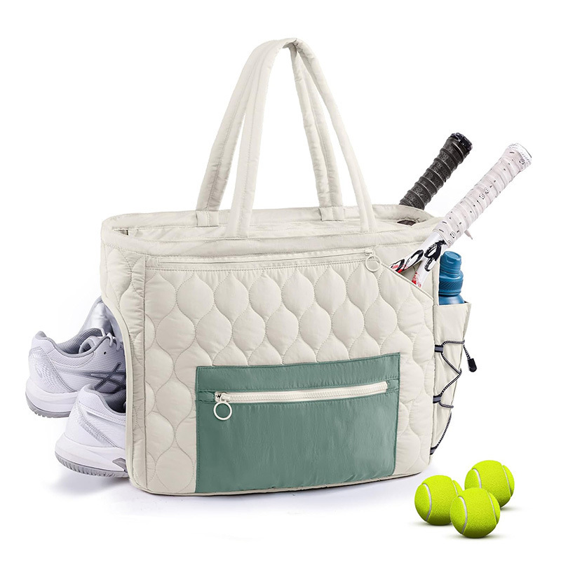 Amazon nuevo bolso de tenis para mujeres al aire libre bolso de tenis portátil bolso de hombro de tenis a cuadros frescos image 1