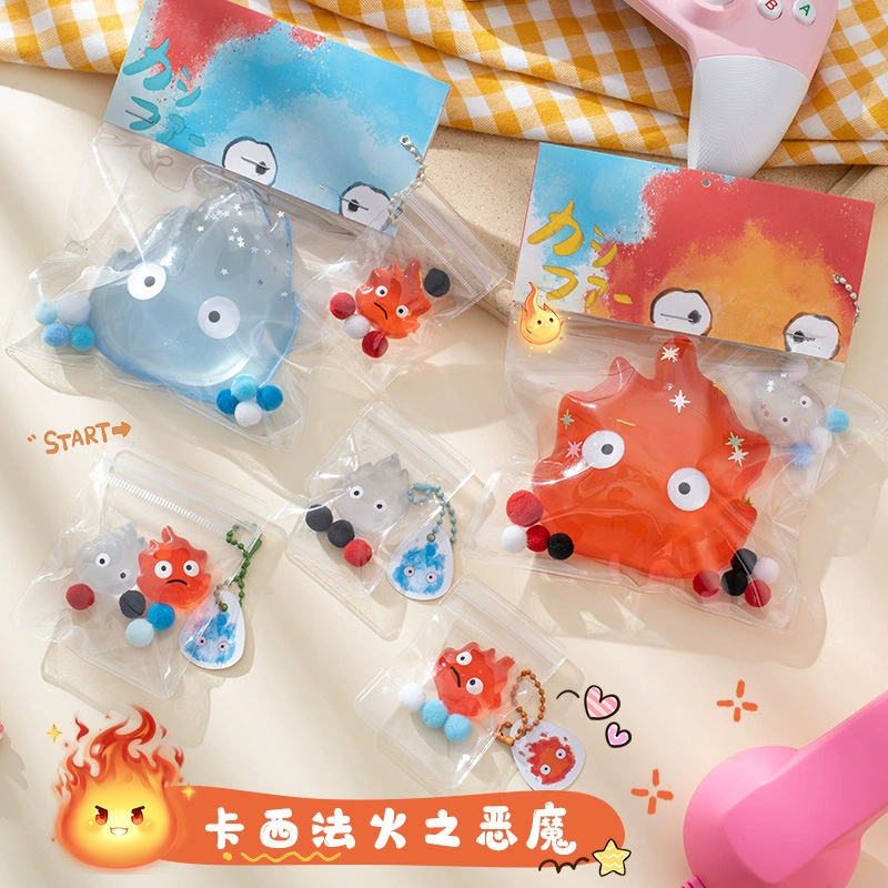 Дьявол Касифа Огненного Демона Хаяо Миядзаки, креативные игрушки вокруг замка