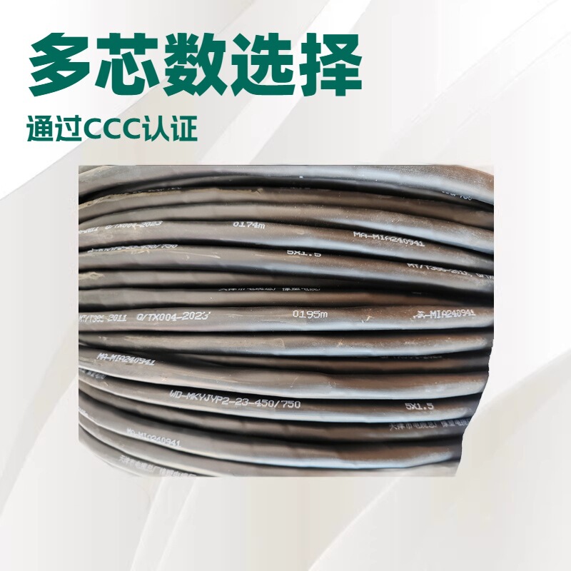 Multi-Strand Copper Core Low-Voltage Power Cable Wd-Mkyjyrp-450/750 Sheathed Braided Shielded Control Flexible Cable