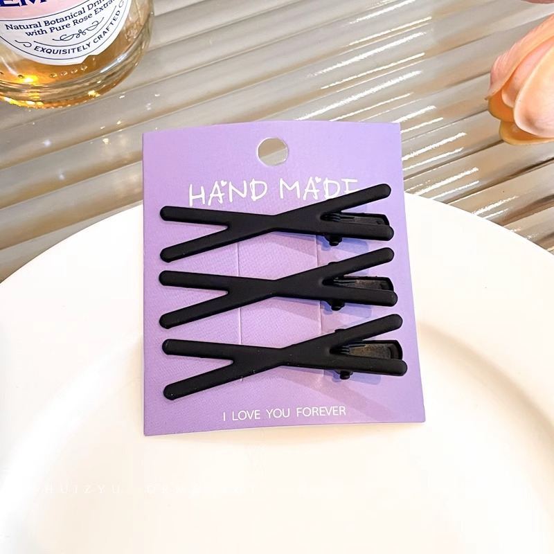 Clip de una palabra de color caramelo, clip para el cabello con flequillo, tocado femenino 2025 nuevo clip bb, horquilla lateral, clip lateral para el cabello roto, clip lateral