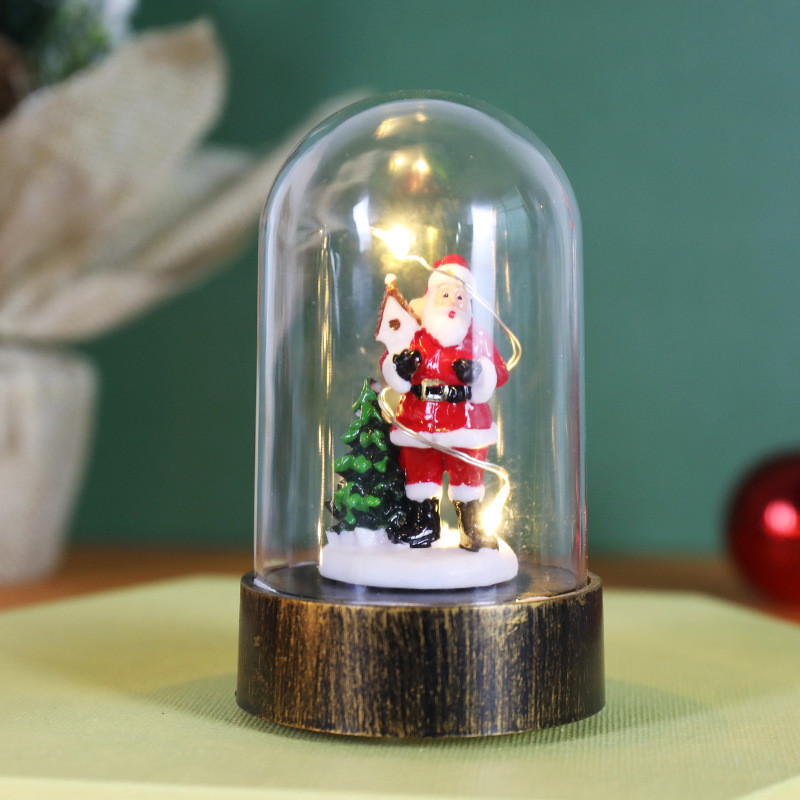 クリスマス装飾品老人雪だるまナイトライトクリスマスクリエイティブプレゼントデスクトップ装飾クリスマス装飾ランプ|undefined