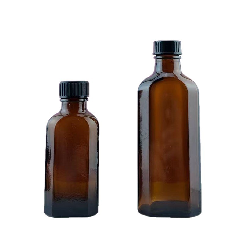 厂家现货50ml100ml茶色扁精油瓶摩洛哥同款护发精油瓶棕色精油瓶|undefined