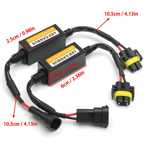 Factory direct sales car LED headlight anti-interference H11 H7H4 9005 decoder anti-flicker fault eliminator