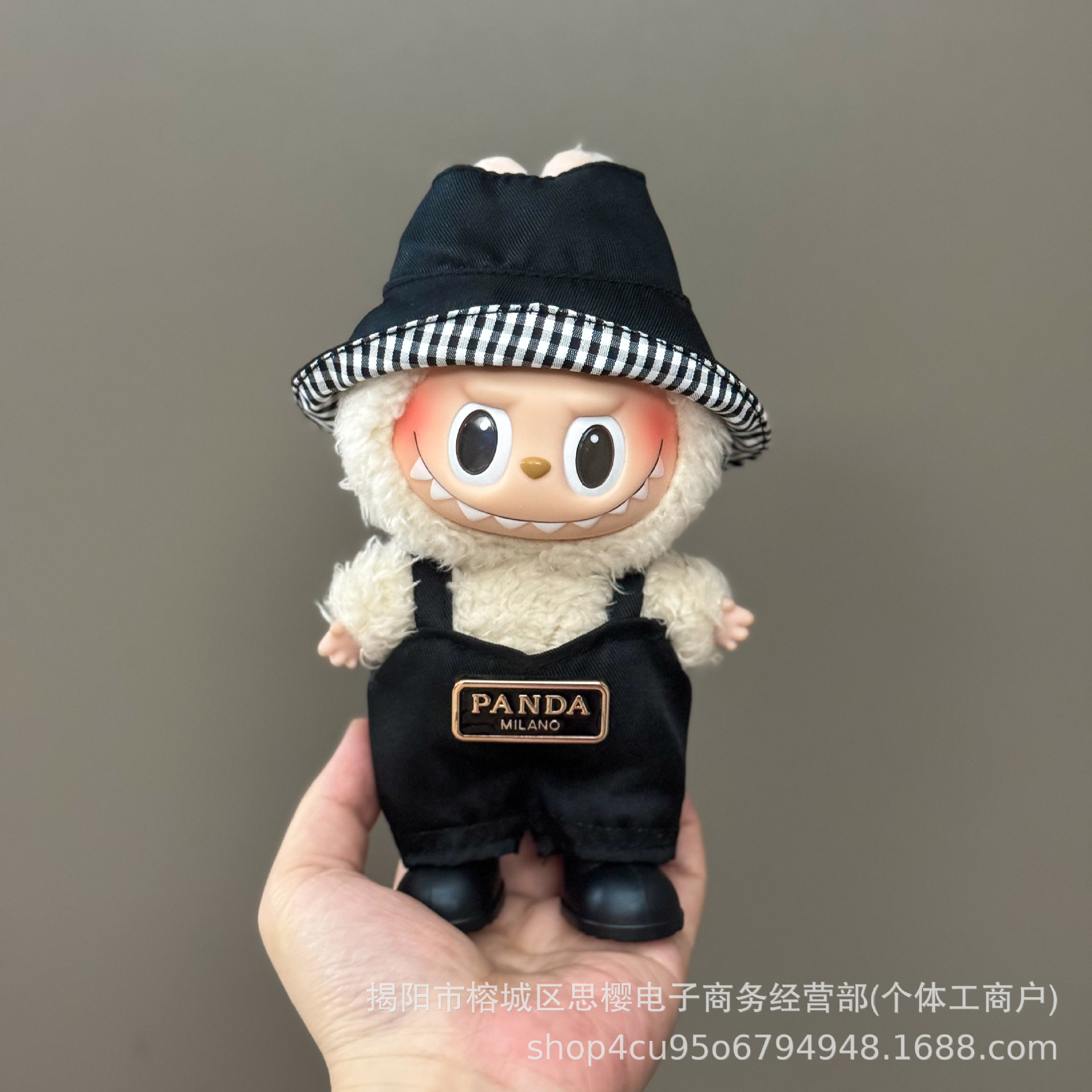 Ropa exclusiva para muñeco Labubu – prendas de peluche 17 cm, falda y traje para primera y segunda generación