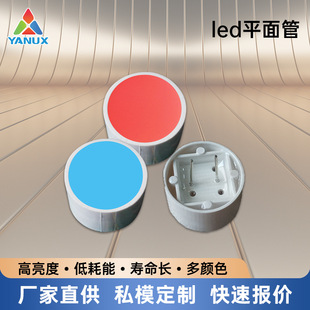 Led Flat Tube Source Manufacturer Red Light Flat Tube Diameter 15*10 Blue, High Brightness Can Be Ordered on Demand