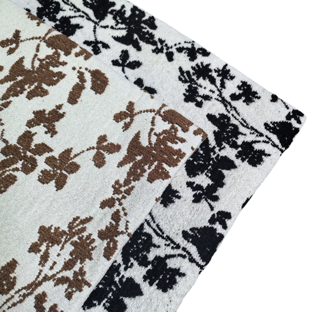 Spot chenille yarn-dyed jacquard fabric for pillows, national style new Chinese style sofa pillows, home fabrics
