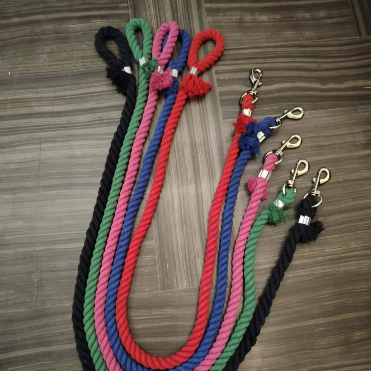 新款马笼头棉麻绳马术用品牵马栓马绳拉马绳畜牧牵引绳马具配件