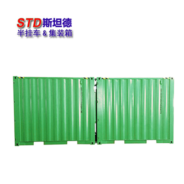 华南特种集装箱带出口证书与集装箱铭牌物流小型超高海运集装箱