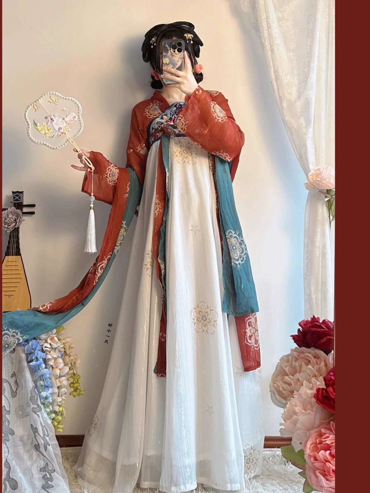 Оригинальная аутентичная система Tang, груди Hanfu женская, элемент Han, вышивка, повседневная весна и лето, новый наряд сказочной костюм
