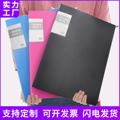 Multi-layer A4 transparent insert folder with high capacity and thick expandable document bag for student exam files and archives