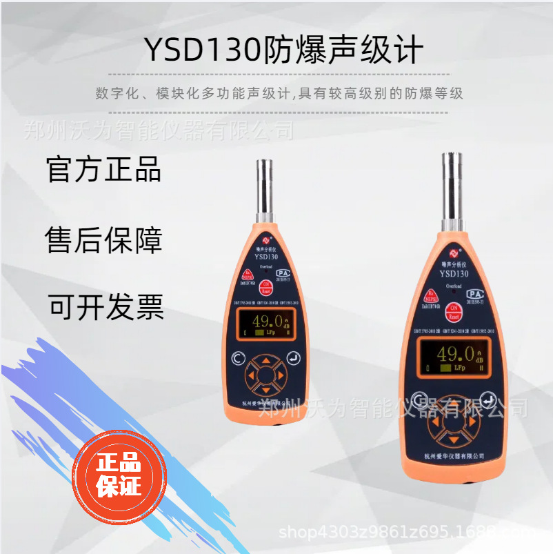YSD130防爆声级计 2级声级计 个人声暴露 工业噪声