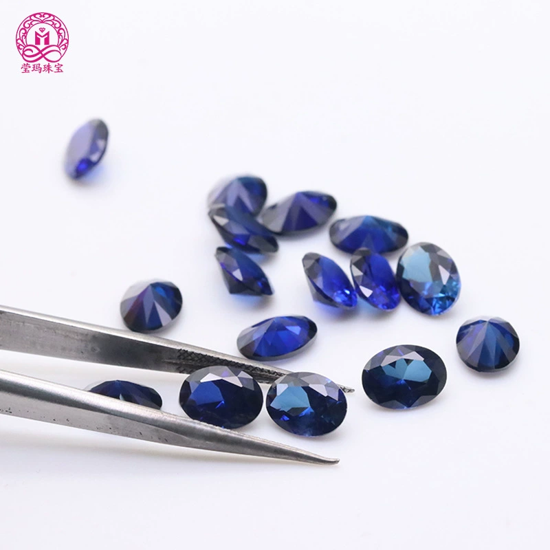 Synthesized sapphire gemstone, diverse accessory, with gem, wholesale