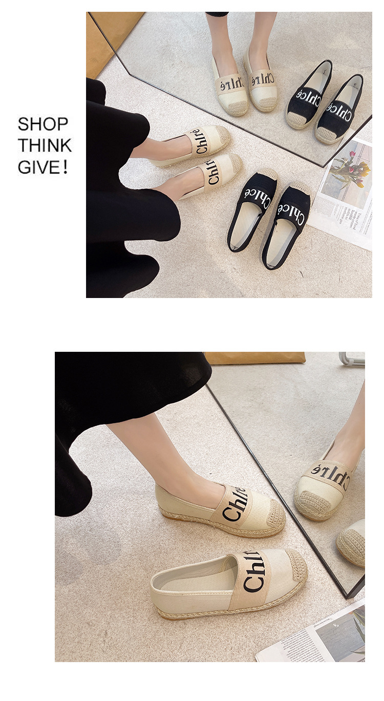 Chaussures de pêcheur pour femmes, mocassins de Style Harajuku Ins, Alphabet coréen, décontractés, plats, paresseux, nouvelle collection automne_voghion.com