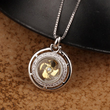 New Arrival Rotatable Windmill Pendant Necklace AAA Cubic Zi