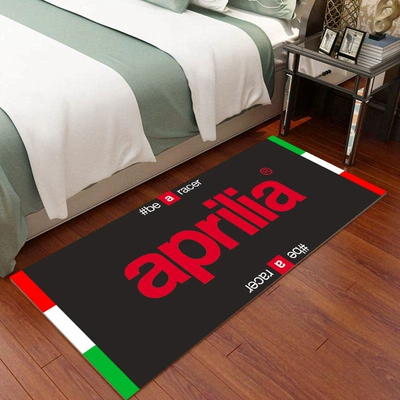 Avtomobil döşəmə paspasları, Motorcycle Logo Floor Mat Bedroom - mobike34-40120cm-crystal-velvet-dot-plastic-bottom