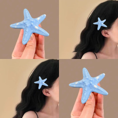 时尚ins风甜酷海星发饰女彩色立体侧边夹个性百搭甜美潮流头饰